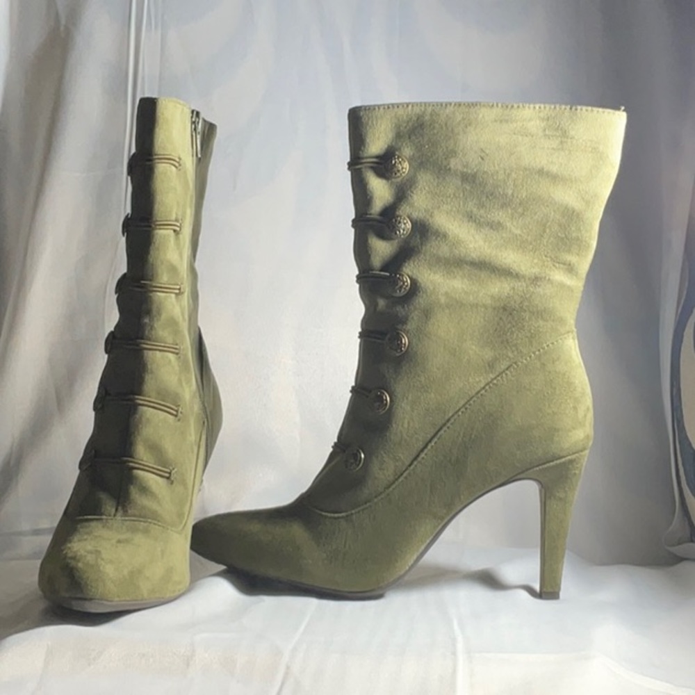 Rialto Army Green Bootie